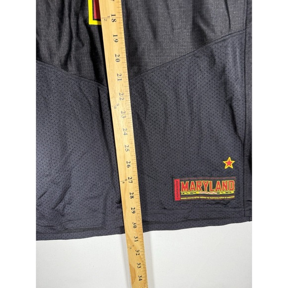 Under Armour Maryland Terps Black Football Jersey NCAA Colorful Sleeves Medium - Picture 6 of 7